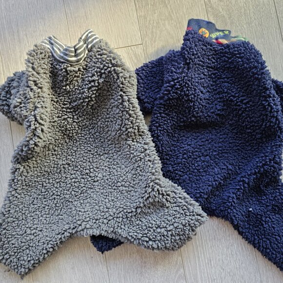 (2 PJ'S) Teddy Bear Fleece Winter PJ'S  Jumper Handmade - Picture 2 of 13